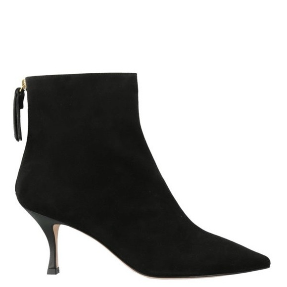 Stuart Weitzman Juniper Black Suede Boot Size 8.5 - Picture 2 of 12
